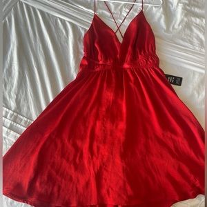 Red dress new with tags